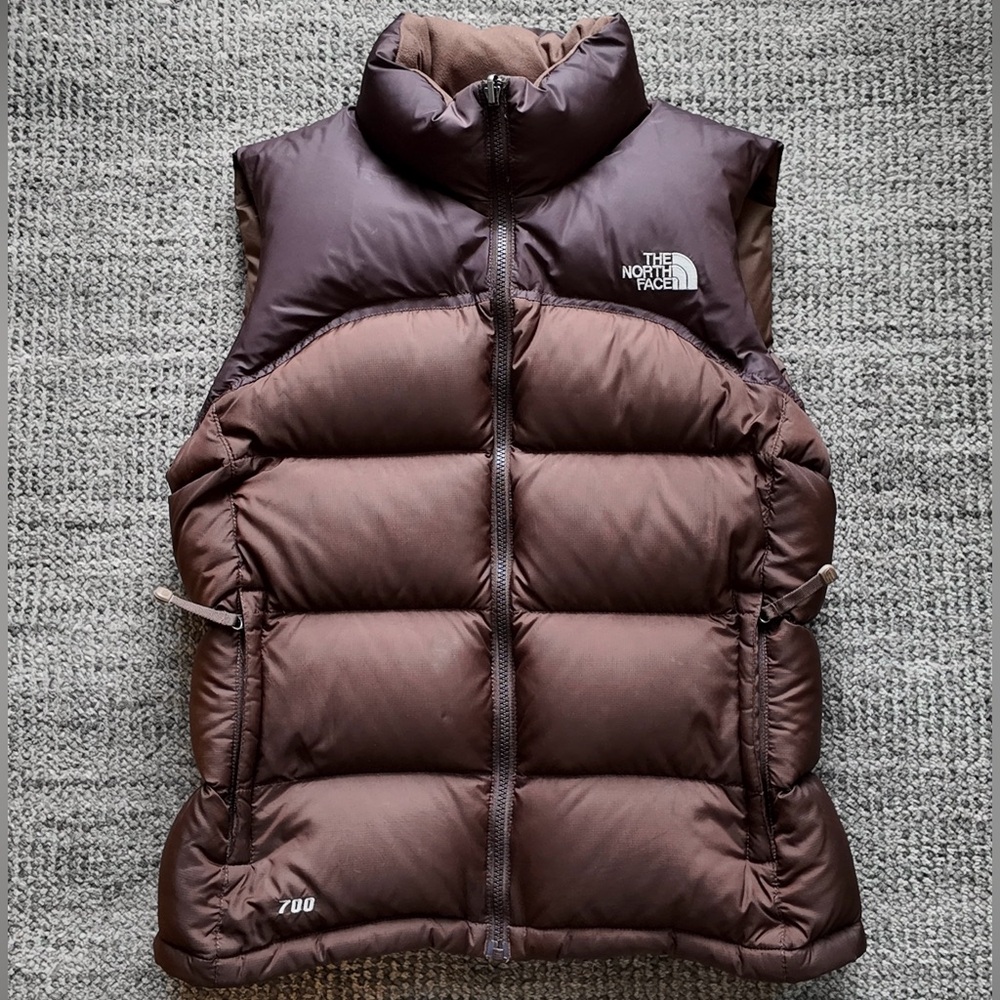 The North Face 700 Brown Puffer Vest